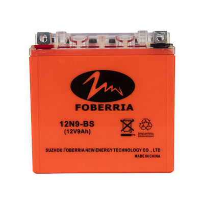 ISO14000 MF de Batterijsinaasappel van de Lood paste de Zure Kleine Motorfiets 12 Volt aan de Batterij van het 9 Ampèreuur